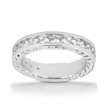 Afbeelding in Gallery-weergave laden, Diamanten verlovingsring met accenten set 4.21 karaat witgoud 14K - harrychadent.nl