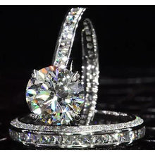 Afbeelding in Gallery-weergave laden, Diamanten verlovingsring set 6 karaat dames sieraden Nieuw - harrychadent.nl