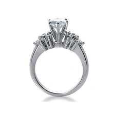 Afbeelding in Gallery-weergave laden, Diamanten verlovingsring wit goud 14K 3,30 karaat Nieuw - harrychadent.nl