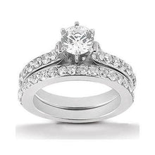 Afbeelding in Gallery-weergave laden, Diamanten Verlovingsring Band Set 2,40 karaat Natuurlijk Witgouden Sieraden - harrychadent.nl