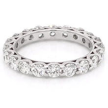 Afbeelding in Gallery-weergave laden, Diamond Eternity Wedding Band 3 karaat U schelp set vrouwen sieraden - harrychadent.nl