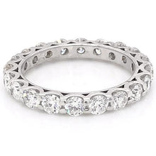 Afbeelding in Gallery-weergave laden, Diamond Eternity Wedding Band 3 karaat U schelp set vrouwen sieraden - harrychadent.nl