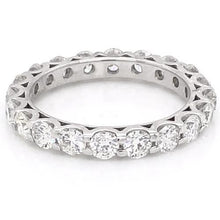 Afbeelding in Gallery-weergave laden, Diamond Eternity Wedding Band 3 karaat U schelp set vrouwen sieraden - harrychadent.nl