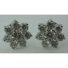 Afbeelding in Gallery-weergave laden, Diamond Halo Stud Oorbellen 5 karaat merk witgoud vrouwen G Vs1 ronde - harrychadent.nl