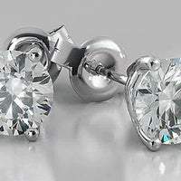 Afbeelding in Gallery-weergave laden, Diamond Solitaire Stud Oorbellen 1,50 karaat witgoud 14K sieraden Nieuw - harrychadent.nl