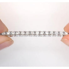 Afbeelding in Gallery-weergave laden, Diamond Tennis Armband Prong Set 5 Karaat F Vs1 Dames Sieraden - harrychadent.nl