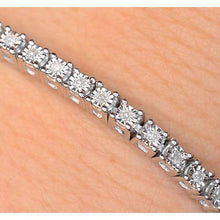 Afbeelding in Gallery-weergave laden, Diamond Tennis Armband Prong Set 5 Karaat F Vs1 Dames Sieraden - harrychadent.nl