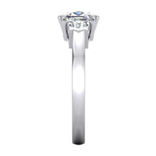 Afbeelding in Gallery-weergave laden, Drie Stenen Echt Diamanten Jubileumring 1.65 Karaat Witgouden Sieraden