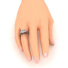 Afbeelding in Gallery-weergave laden, Drie Stenen Echt Diamanten Jubileumring 1.65 Karaat Witgouden Sieraden