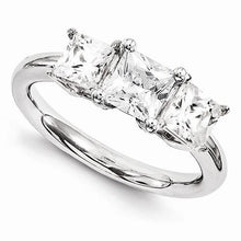 Afbeelding in Gallery-weergave laden, Drie Stenen Echt Diamanten Verlovingsring 3,50 Karaat Witgoud 14K Nieuw - harrychadent.nl