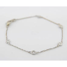 Afbeelding in Gallery-weergave laden, Echt Diamant Ronde Armband 1.50 karaat Bezel Set Sieraden Nieuw - harrychadent.nl