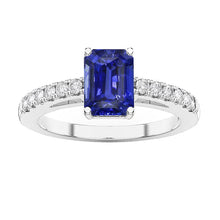 Afbeelding in Gallery-weergave laden, echte round diamant 3karaat ring vooraanzicht