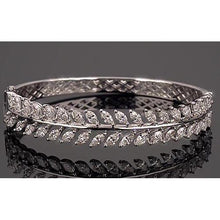 Afbeelding in Gallery-weergave laden, Elegante Aangepaste Sieraden Vrouwen Echt Diamanten Armband Marquise