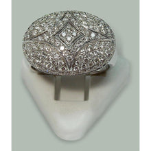 Afbeelding in Gallery-weergave laden, Fancy ronde diamanten verlovingsring 1,27 karaat witgoud 14K - harrychadent.nl