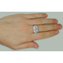 Afbeelding in Gallery-weergave laden, Fancy ronde diamanten verlovingsring 1,27 karaat witgoud 14K - harrychadent.nl