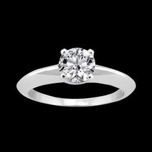 Afbeelding in Gallery-weergave laden, echte round diamant 1.50karaat ring vooraanzicht