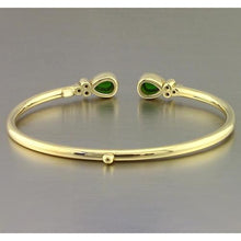 Afbeelding in Gallery-weergave laden, Geel goud groen smaragd edelsteen armband 2.30 karaat dames sieraden Nieuw - harrychadent.nl