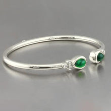 Afbeelding in Gallery-weergave laden, Geel goud groen smaragd edelsteen armband 2.30 karaat dames sieraden Nieuw - harrychadent.nl