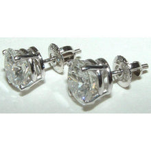 Afbeelding in Gallery-weergave laden, Grote diamanten oorknopjes 5,02 karaat diamanten oorbel platina - harrychadent.nl