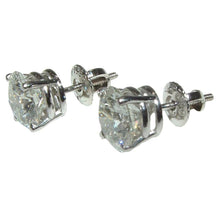 Afbeelding in Gallery-weergave laden, Grote diamanten oorknopjes 5,02 karaat diamanten oorbel platina - harrychadent.nl