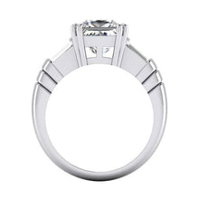 Afbeelding in Gallery-weergave laden, Grote diamanten ring 4,50 ct. Diamanten drie stenen gouden verlovingsring- harrychadent.nl