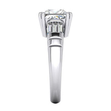 Afbeelding in Gallery-weergave laden, Grote diamanten ring 4,50 ct. Diamanten drie stenen gouden verlovingsring - harrychadent.nl