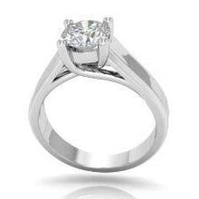 Afbeelding in Gallery-weergave laden, Grote diamanten solitaire ring 3,01 ct. Witgouden 14K sieraden - harrychadent.nl