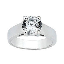 Afbeelding in Gallery-weergave laden, Grote diamanten solitaire ring 3,01 ct. Witgouden 14K sieraden - harrychadent.nl