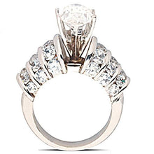 Afbeelding in Gallery-weergave laden, Grote markiezin geslepen diamanten geaccentueerde ring 4,75 ct. Dames Sieraden Nieuw - harrychadent.nl