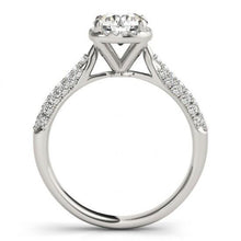 Afbeelding in Gallery-weergave laden, echte round diamant 1.50karaat ring zijaanzicht