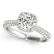 Afbeelding in Gallery-weergave laden, echte round diamant 1.50karaat ring vooraanzicht