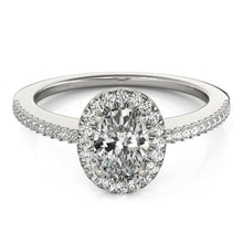Afbeelding in Gallery-weergave laden, Halo Fancy verjaardag diamanten verlovingsring 1,94 karaat sieraden WG 14K - harrychadent.nl