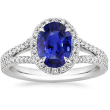 Afbeelding in Gallery-weergave laden, echte round diamant 4karaat ring vooraanzicht