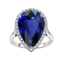 Afbeelding in Gallery-weergave laden, echte round diamant 5karaat ring vooraanzicht
