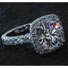 Afbeelding in Gallery-weergave laden, Halo diamanten ring van 4,50 karaat - harrychadent.nl
