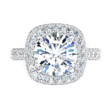 Afbeelding in Gallery-weergave laden, Halo diamanten ring van 4,50 karaat - harrychadent.nl