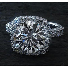 Afbeelding in Gallery-weergave laden, Halo diamanten ring van 4,50 karaat - harrychadent.nl