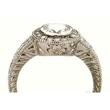 Afbeelding in Gallery-weergave laden, Halo diamanten verlovingsring Vintage stijl 1,35 karaat - harrychadent.nl