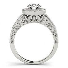 Afbeelding in Gallery-weergave laden, echte round diamant 1.25karaat ring zijaanzicht