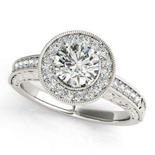 Afbeelding in Gallery-weergave laden, echte round diamant 1.25karaat ring vooraanzicht