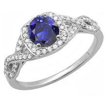 Afbeelding in Gallery-weergave laden, echte round diamant 2.50karaat ring vooraanzicht