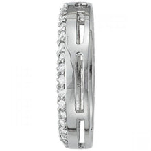 Afbeelding in Gallery-weergave laden, Halsketting met diamanten cirkelhanger zonder ketting 2,10 karaat WG 14K - harrychadent.nl