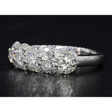 Afbeelding in Gallery-weergave laden, Halve eeuwigheid diamanten band 4.50 karaat witgouden sieraden nieuw - harrychadent.nl