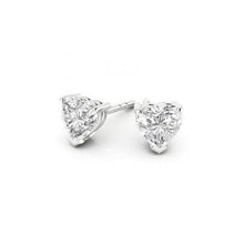 Afbeelding in Gallery-weergave laden, hart Geslepen Diamant Vrouwen Stud Earring Witgouden Sieraden Nieuwe 1 Karaat - harrychadent.nl