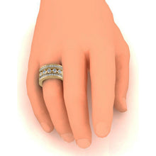 Afbeelding in Gallery-weergave laden, Heren Ring Prinses & Ronde Diamanten Sieraden