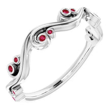 Afbeelding in Gallery-weergave laden, Jubileumring 0,30 karaat Birma Robijnen - harrychadent.nl