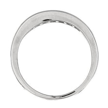 Afbeelding in Gallery-weergave laden, Kanaalinstelling 0.90 Ct. Saffier & Prinses Geslepen Diamanten Ring WG 14K - harrychadent.nl