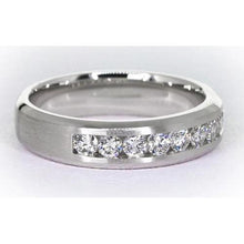 Afbeelding in Gallery-weergave laden, Kanaalset trouwring ronde diamant 1,35 karaat sieraden - harrychadent.nl