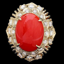Afbeelding in Gallery-weergave laden, Koraal Cocktail Ring