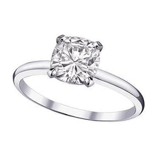 Afbeelding in Gallery-weergave laden, Kussen Diamanten Solitaire Ring